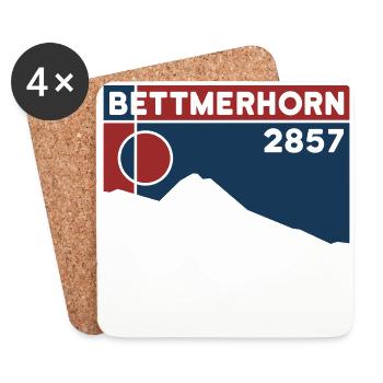 Bettmerhorn Bettmeralp Hike Hiking Valais - Coasters (set of 4) - white - Front