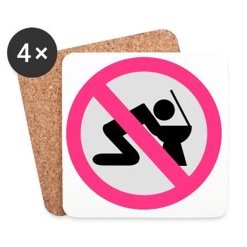 2541614 14674868 alcohol - Coasters (set of 4) - white - Front