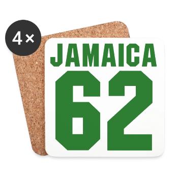 Free Jamaica 1962 - Independence - Proud Jamaicans - Untersetzer (4er-Set) - Weiß - Vorne
