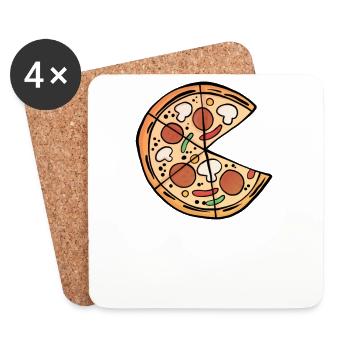 Matching partner family duo twins friends - Coasters (set of 4) - white - Front