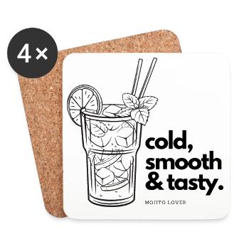 Mojito Lover ART - Dessous de verre (lot de 4) - blanc - Devant