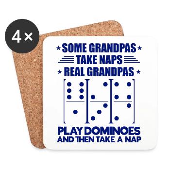 Domino Design - Untersetzer (4er-Set) - Weiß - Vorne
