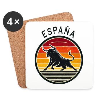 Spain España - Coasters (set of 4) - white - Front