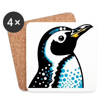 Penguin - Coasters (set of 4) - white - Front
