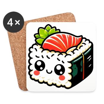 Sushi - Untersetzer (4er-Set) - Weiß - Vorne