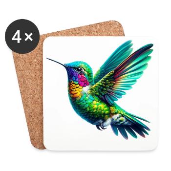 Hummingbird - Coasters (set of 4) - white - Front