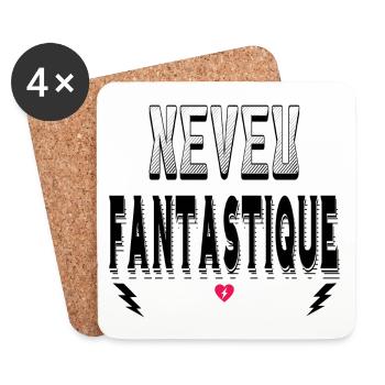 Neveu Fantastique - Dessous de verre (lot de 4) - blanc - Devant