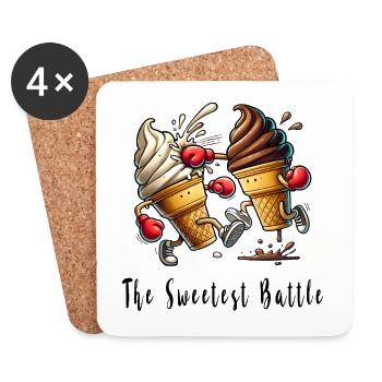 The Sweet Competition / Cream - Coasters (set of 4) - white - Front