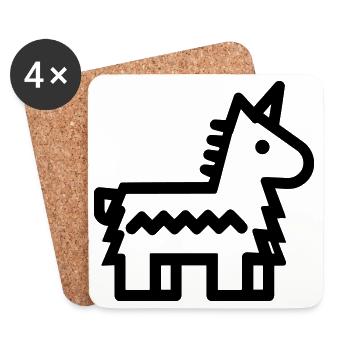Pinata - Coasters (set of 4) - white - Front