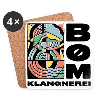 BØM-Klangnerei - Coasters (set of 4) - white - Front