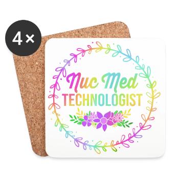 X-ray technician - Coasters (set of 4) - white - Front