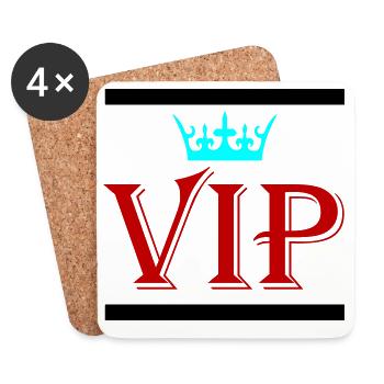 vip_02 - Untersetzer (4er-Set) - Weiß - Vorne