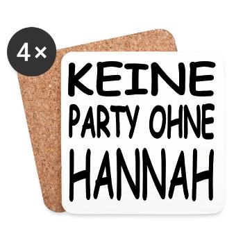 Hannah - Untersetzer (4er-Set) - Weiß - Vorne