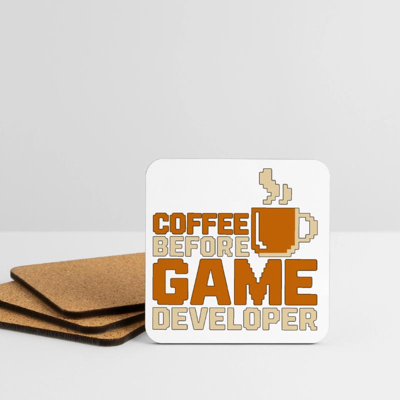 Game Developer Coffee Game Programmer Coffee Lover Untersetzer (4er-Set)