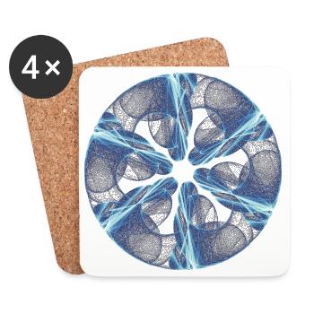 The Memory of Light - Coasters (set of 4) - white - Front