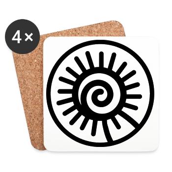 Fossil - Untersetzer (4er-Set) - Weiß - Vorne