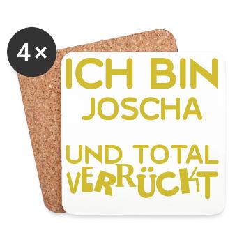 Joscha - Coasters (set of 4) - white - Front
