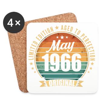 Legend of May 1966 Limited Edition - Untersetzer (4er-Set) - Weiß - Vorne