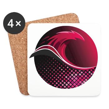 Sports Wave - Coasters (set of 4) - white - Front