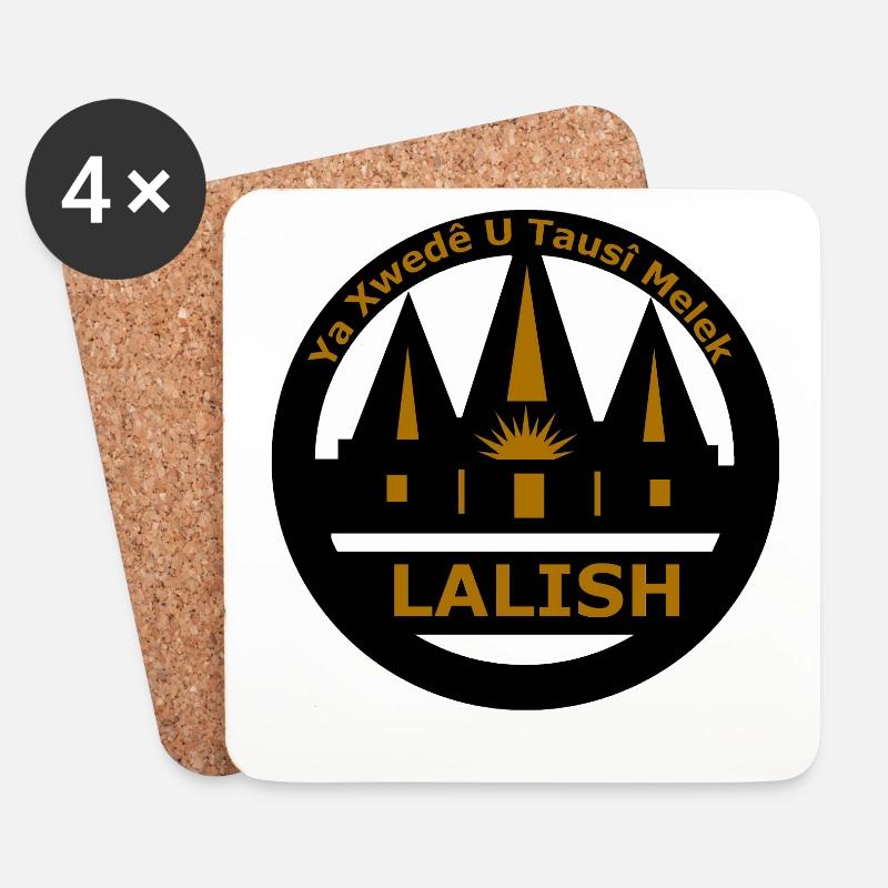 Ezidi Lalish Yezide Tausi Melek - Untersetzer (4er-Set) - Weiß