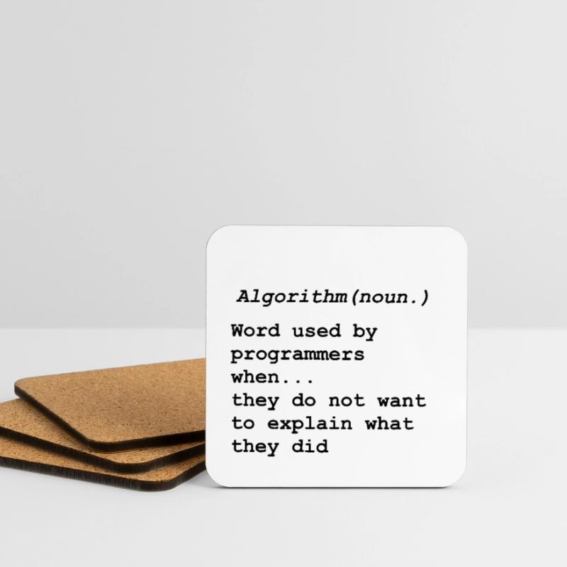 Programming programmer computer scientist computer science Coasters (set of 4)