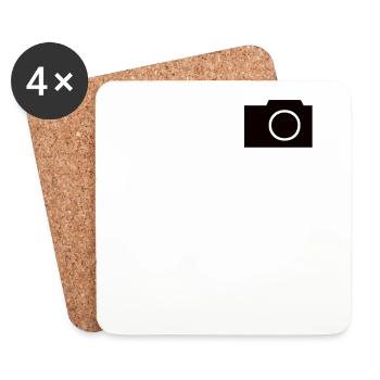 Photographie photographique Photo Photo - Dessous de verre (lot de 4) - blanc - Devant