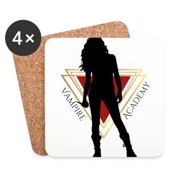 Vampire Academy badass Rose Hathaway - Coasters (set of 4) - white - Front
