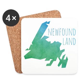 newfoundland - Untersetzer (4er-Set) - Weiß - Vorne