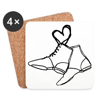 Guard boots - Coasters (set of 4) - white - Front