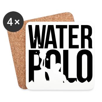 waterpolo - Coasters (set of 4) - white - Front