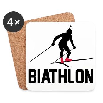 Biathlon - Coasters (set of 4) - white - Front