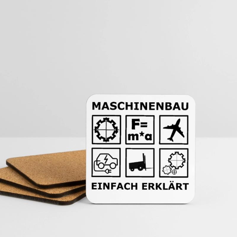 Mechanical Engineering Engineers Coasters (set of 4)