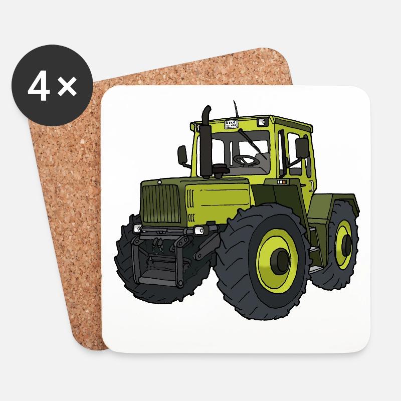 Trac 1600 - Untersetzer (4er-Set) - Weiß