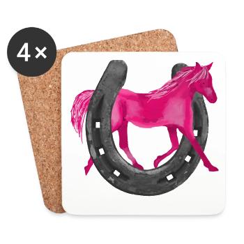 Pony emotion - Coasters (set of 4) - white - Front