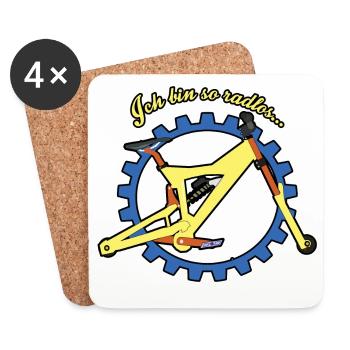 I'm so wheelless - Coasters (set of 4) - white - Front