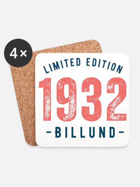 1932 Billund Limited Edition - Untersetzer (4er-Set) - Weiß