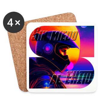 NO FEAR OF SUCCESS - Coasters (set of 4) - white - Front