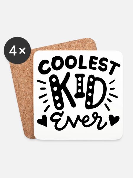 Coolstes Kind Kleinkind - Untersetzer (4er-Set) - Weiß
