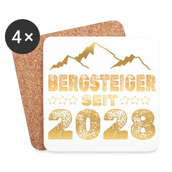 Mountaineers 2028 - Coasters (set of 4) - white - Front
