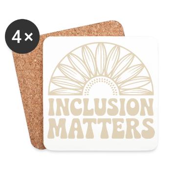 Choose Kindness End Bullying - Coasters (set of 4) - white - Front