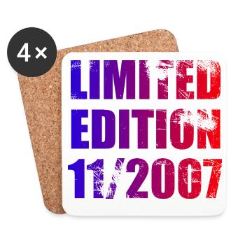 18e anniversaire Edition limitée 11/2007 - Dessous de verre (lot de 4) - blanc - Devant
