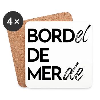 Horrible hell - Coasters (set of 4) - white - Front