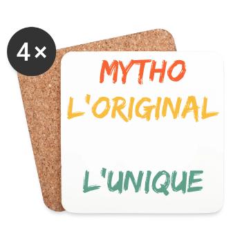Mytho Original The True Unique - Coasters (set of 4) - white - Front