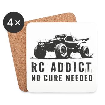 RC Addict Monster Truck - Coasters (set of 4) - white - Front