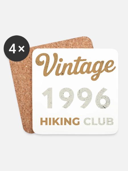 Vintage 1996 – Sailing Club Retro Geburtsjahr - Untersetzer (4er-Set) - Weiß