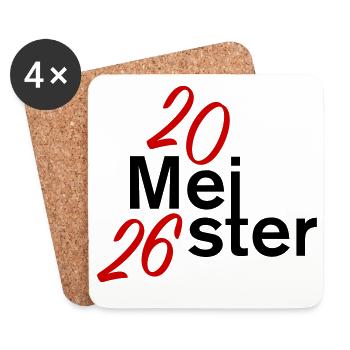 Champion 2026 Championship - Coasters (set of 4) - white - Front