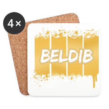 Holiday Beldib - Coasters (set of 4) - white - Front