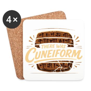 Ancient Mesopotamia, Sumerian - Coasters (set of 4) - white - Front
