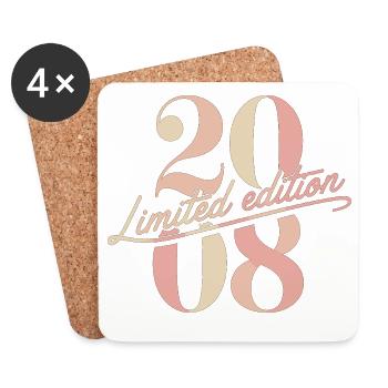Anniversaire édition limitée 2008 - Dessous de verre (lot de 4) - blanc - Devant