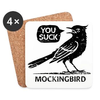 Mockingbird - Coasters (set of 4) - white - Front